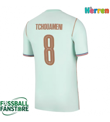 Frankreich Aurelien Tchouameni #8 Replik Auswärtstrikot WM 2026 Kurzarm